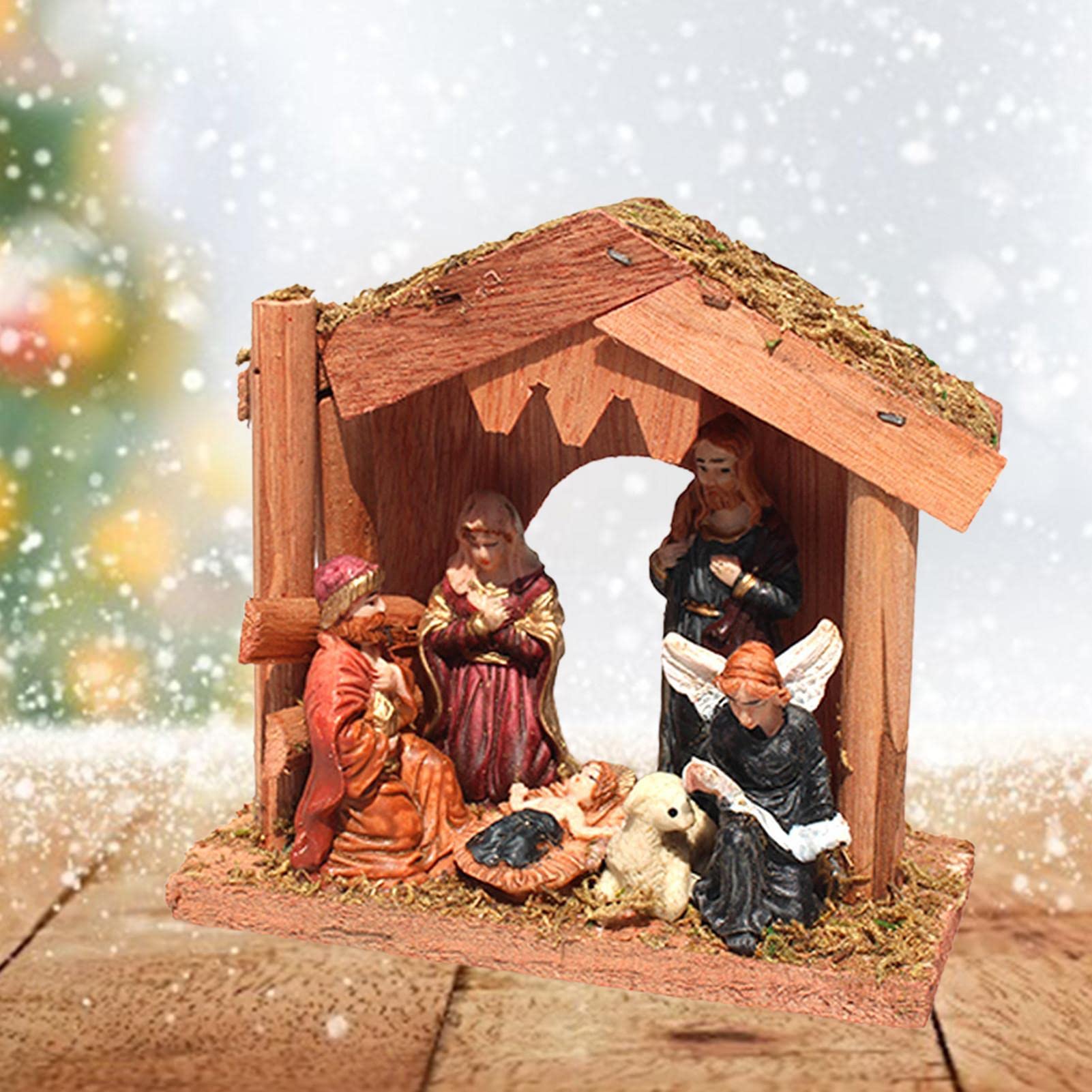 Amazon.co.jp: クリスマスのキリスト降誕のシーン クリスマス